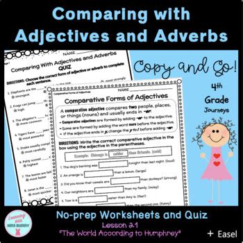 Classroom Lesson: Comparing Adjectives .
